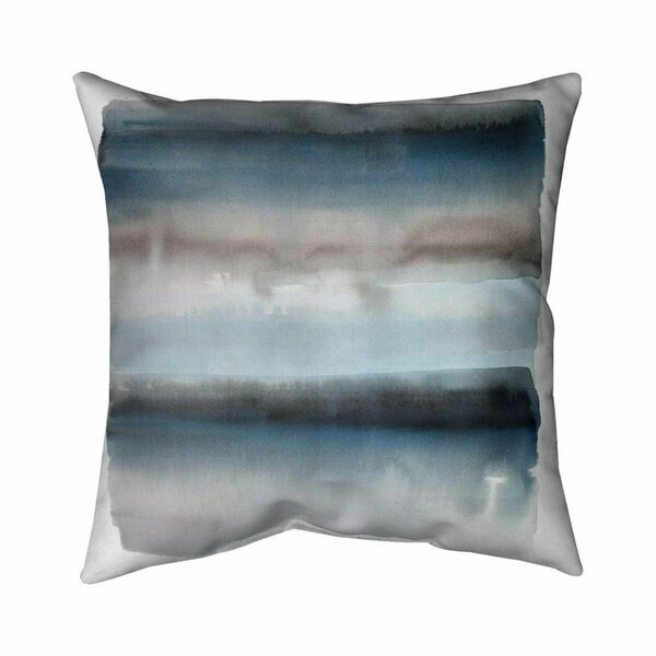 Fondo 20 x 20 in. Blue Stripes-Double Sided Print Indoor Pillow FO2791811